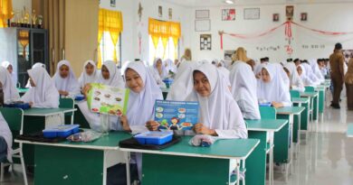 Peserta Didik MAN Asahan Kampus 2 Rahuning Ikuti Sosialisasi B2SA Goes to School