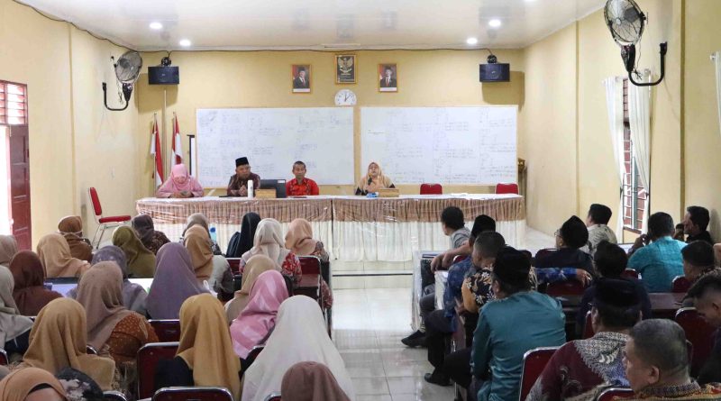 Rapat Penilaian Semester Ganjil, MAN Asahan Evaluasi Hasil Belajar Peserta Didik