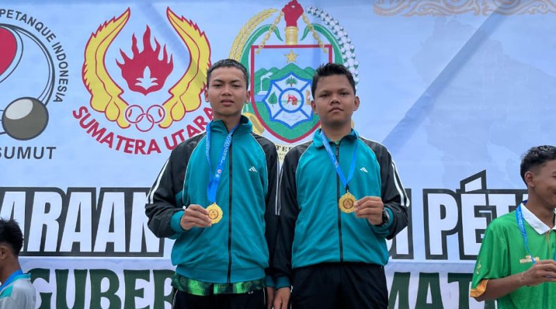 Atlet Petanque MAN Asahan Raih Emas dan Dua Perunggu pada Kejurprov Petanque Piala Gubernur Sumut 2025