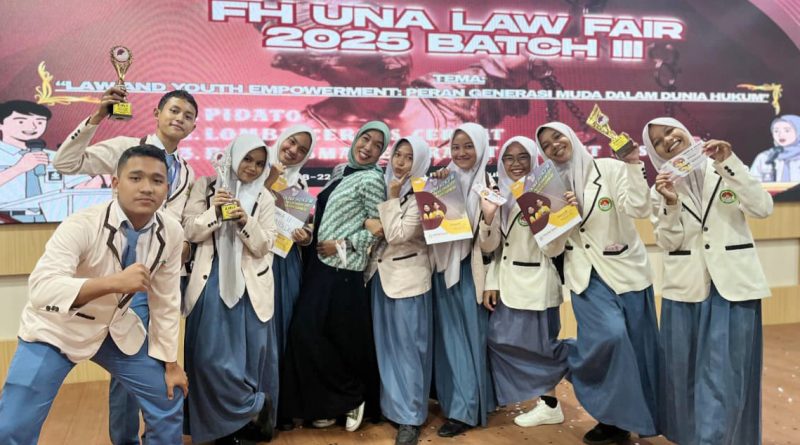 MAN Asahan Borong Prestasi di FH UNA Law Fair 2025 Batch III