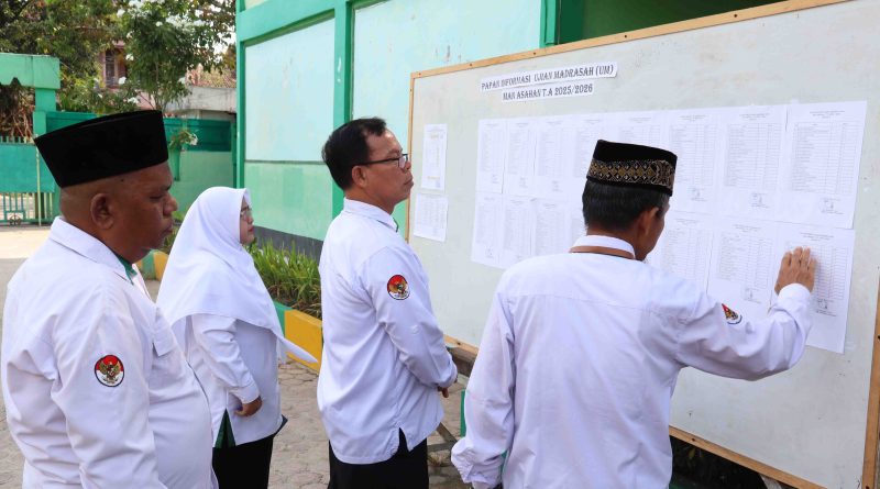 Kakan Kemenag Asahan Tinjau Langsung Pelaksanaan Ujian Madrasah di MAN Asahan