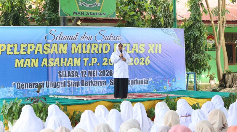 MAN Asahan Gelar Pelepasan Kelas XII Secara Sederhana