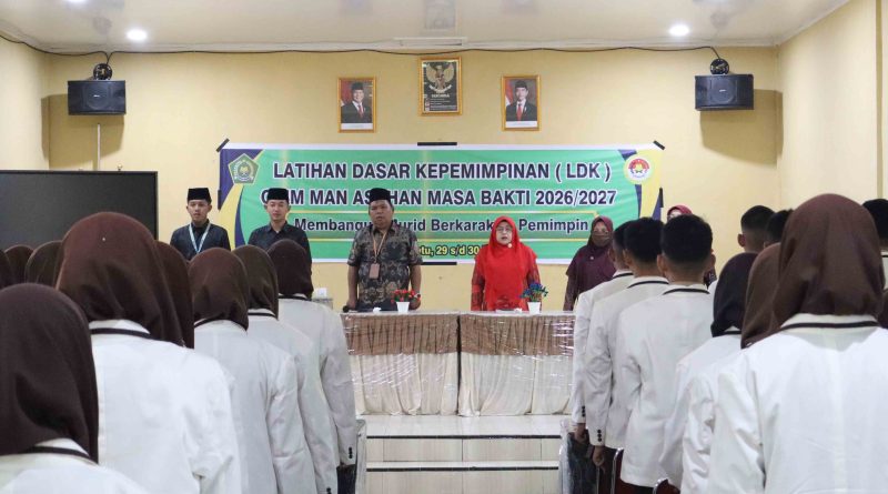 MAN Asahan Gelar LDK OSIM 2026/2027, Bentuk Jiwa Kepemimpinan Murid